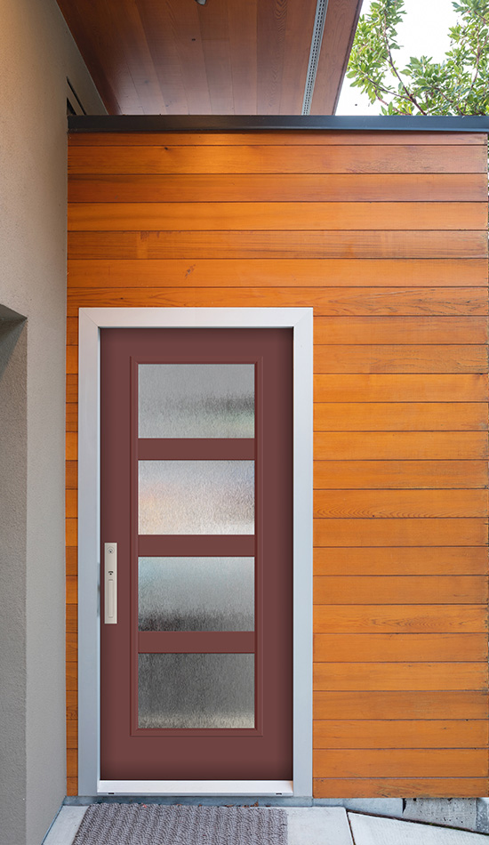 Exterior Door Glass – Modern Wide Simulated Divided Lites Exterior Door Glass – Modern Wide Simulated Divided Lites